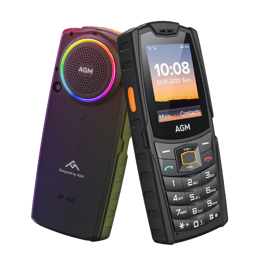 AGM M6 4G teléfono resistente desbloqueado teléfono celular para personas  mayores y niños, teléfono impermeable dual SIM IP68/IP69K, MIL-STD-810H