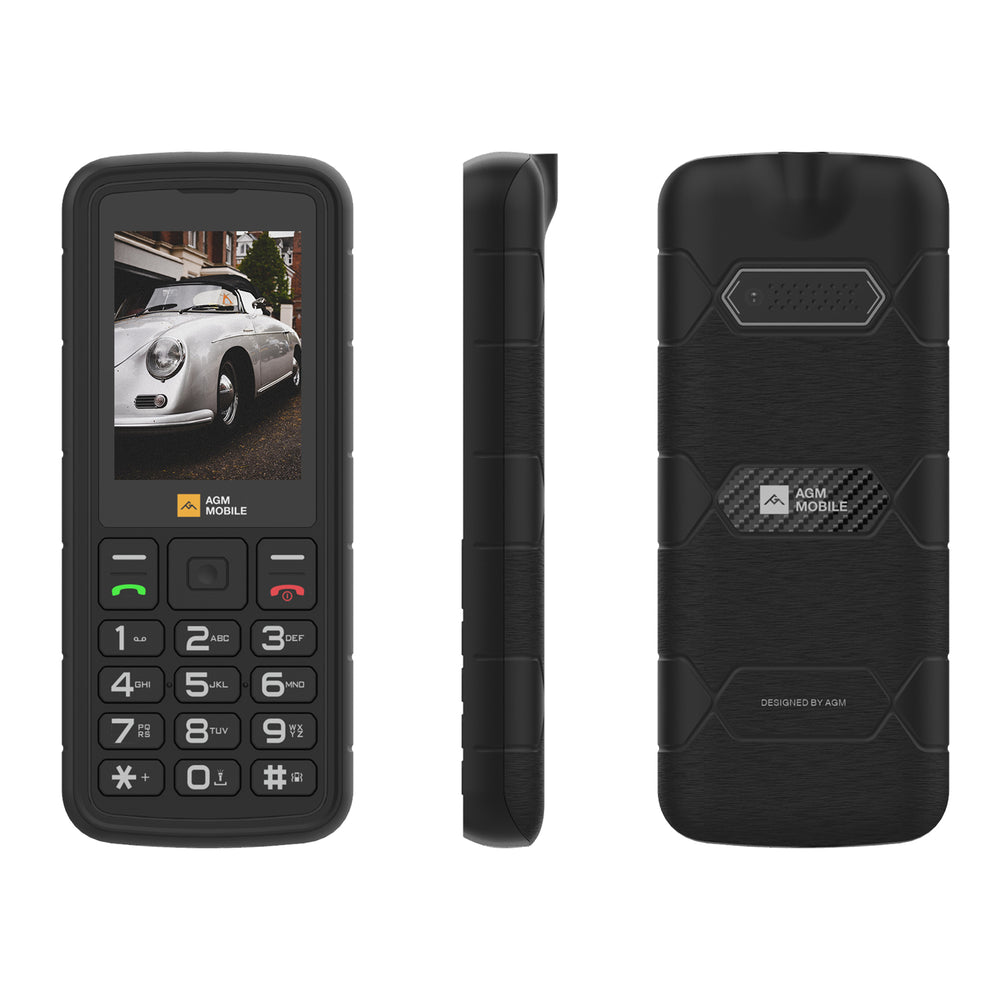 AGM M9 | Rugged | 2G | Ergonomic | User Friendly | Fast Dial | Dual SI