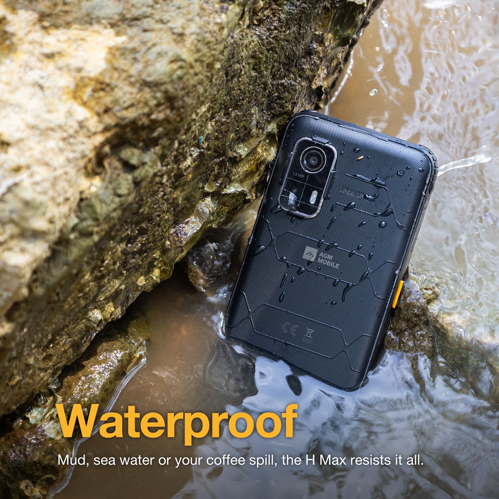 AGM H Max | Rugged | 10000 mAh Battery | Light and Thin | 90Hz Display | 4G Dual SIM | Android 14